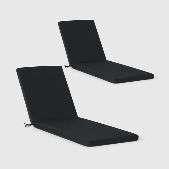 Solace Outdoor Chaise Lounge Chair Cushions Set of 2