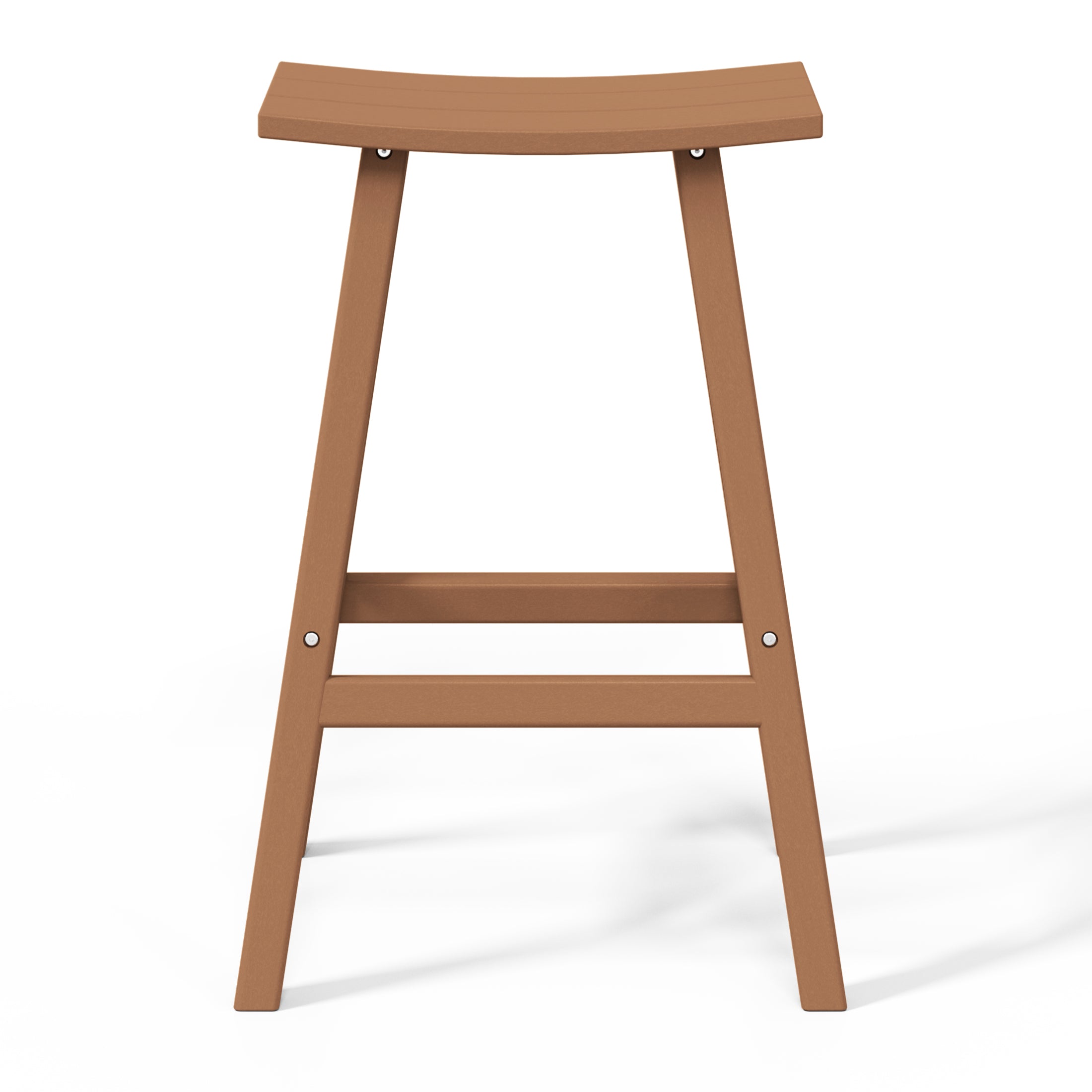 Malibu 29" HDPE Outdoor Patio Bar Height Bar Stools (Set of 2)