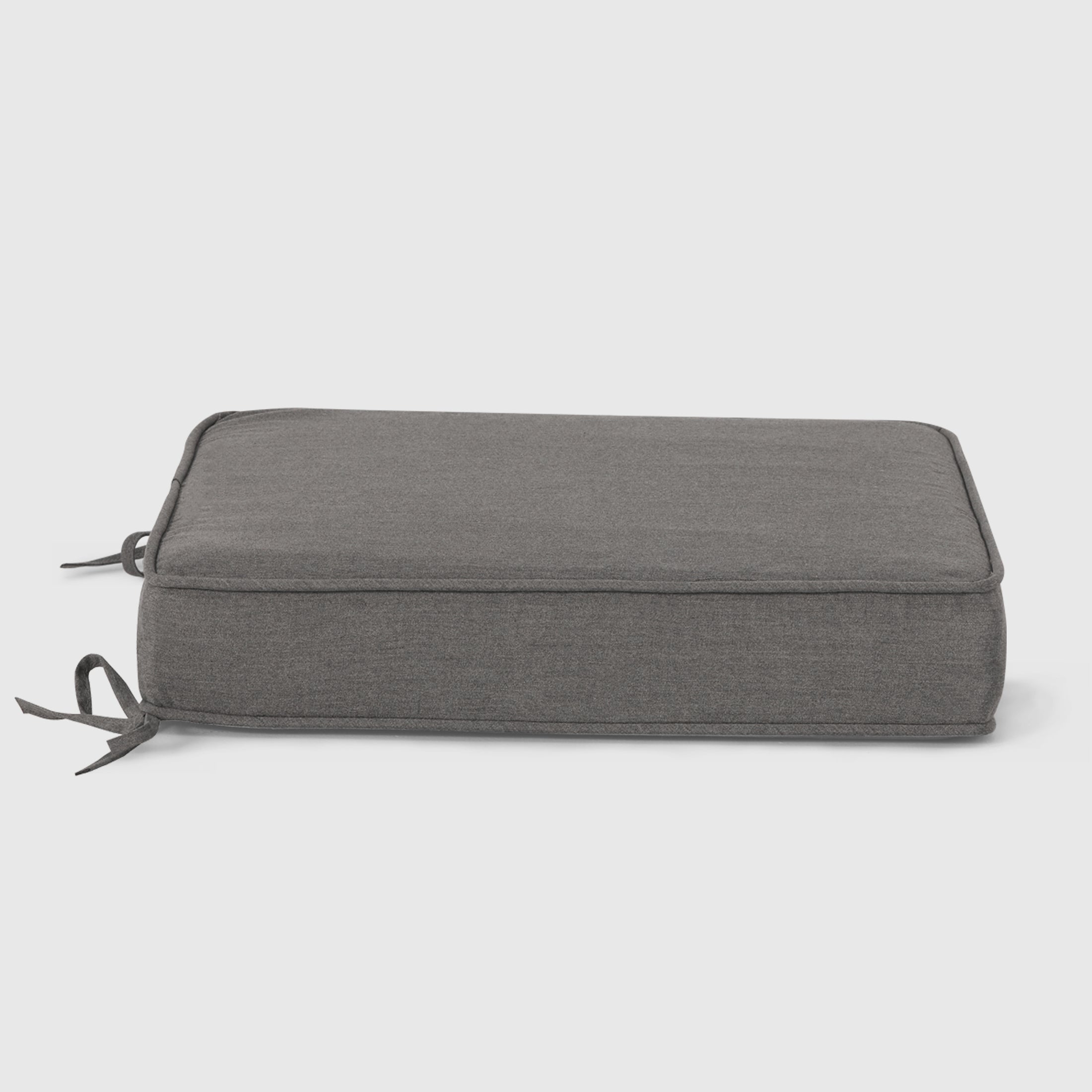 Solace Outdoor Patio Furniture Seat Chair Square Cushions with Piping. Set of 2, 20" x 19"