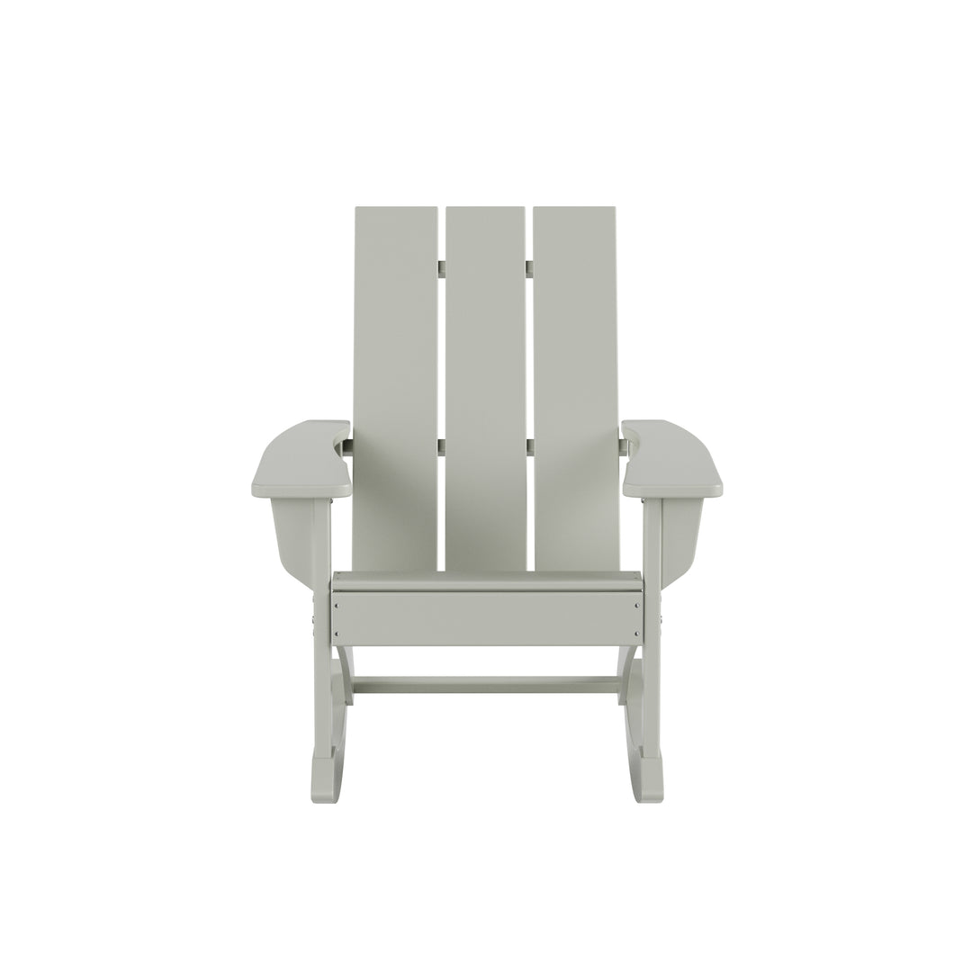 Ashore Outdoor Patio Modern Adirondack Rocking Chair