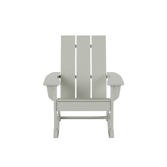 Ashore Outdoor Patio Modern Adirondack Rocking Chair