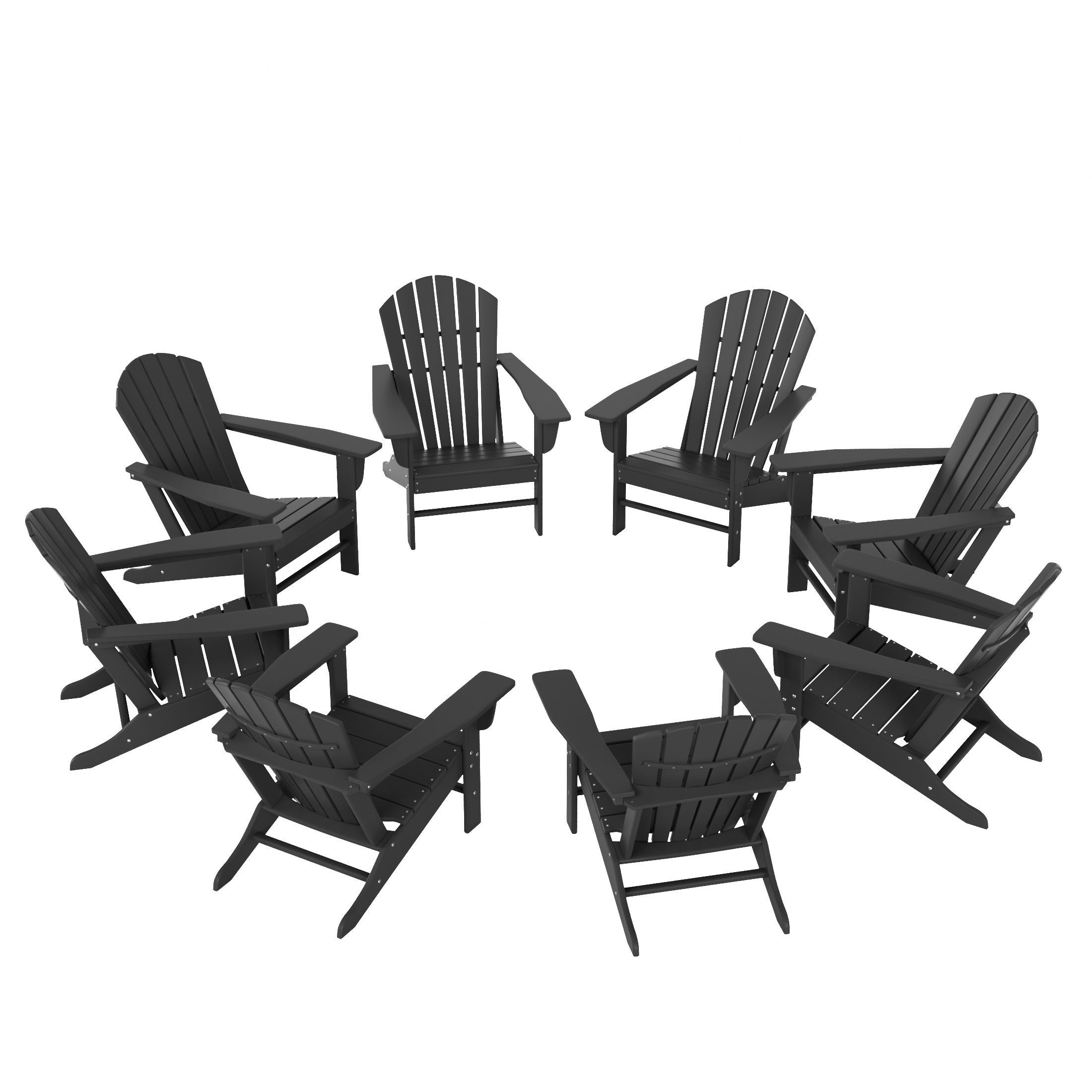 Dylan Outdoor Adirondack Chair (Set of 8)
