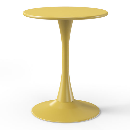 Playa 23.5" Round Outdoor Indoor Metal Cocktail Dining Table