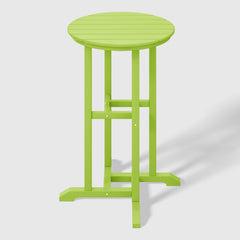 Malibu 37" Counter Height Round Outdoor Patio Bistro Bar Table