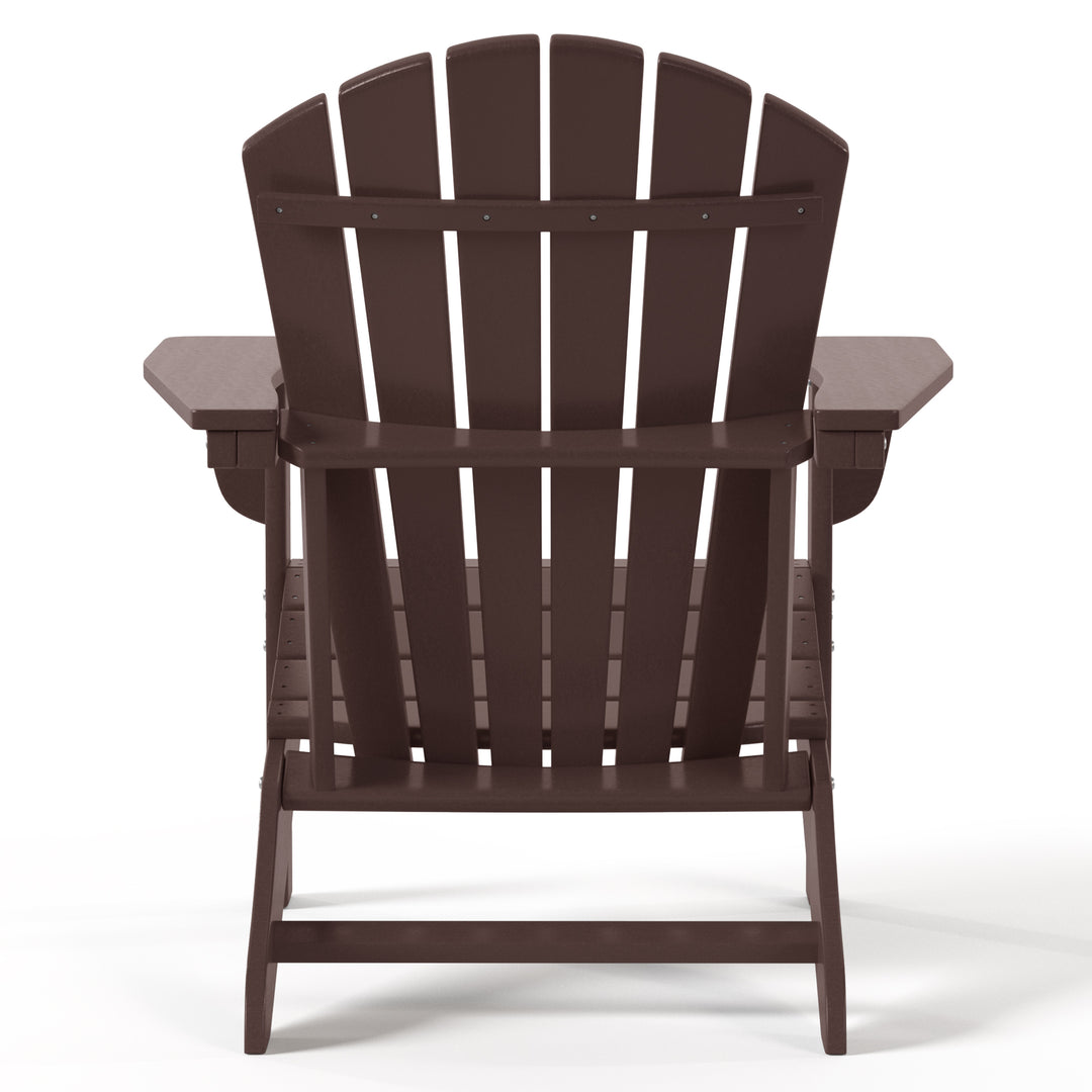 Dylan Outdoor Adirondack Chair With Ottoman 2-Piece Set
