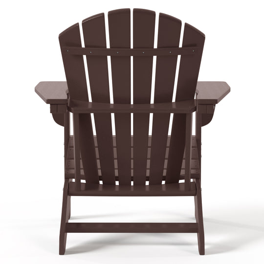 Dylan Outdoor Adirondack Chair With Ottoman 4-Piece Set