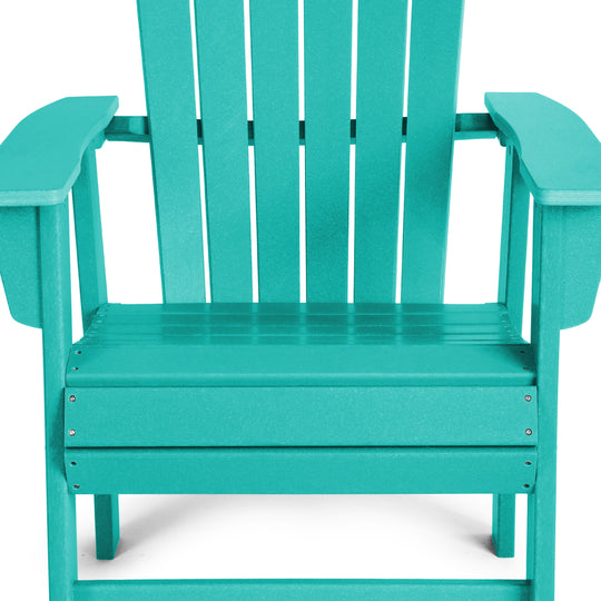 Dylan Outdoor Modern HDPE Adirondack Patio Dining Chairs (Set of 2)
