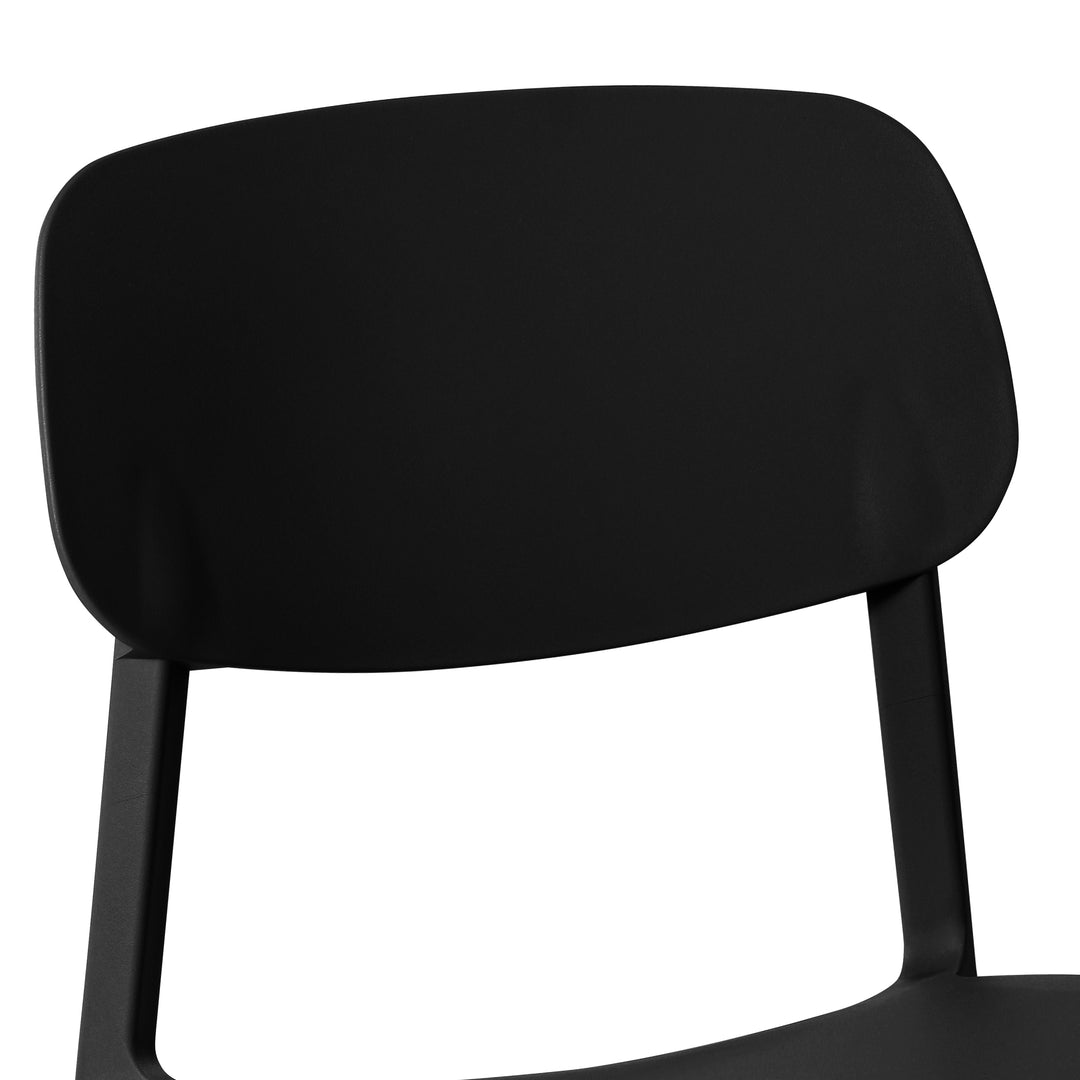 Playa Modern Stackable Polypropylene Plastic Patio Dining Chair (Set of 2)