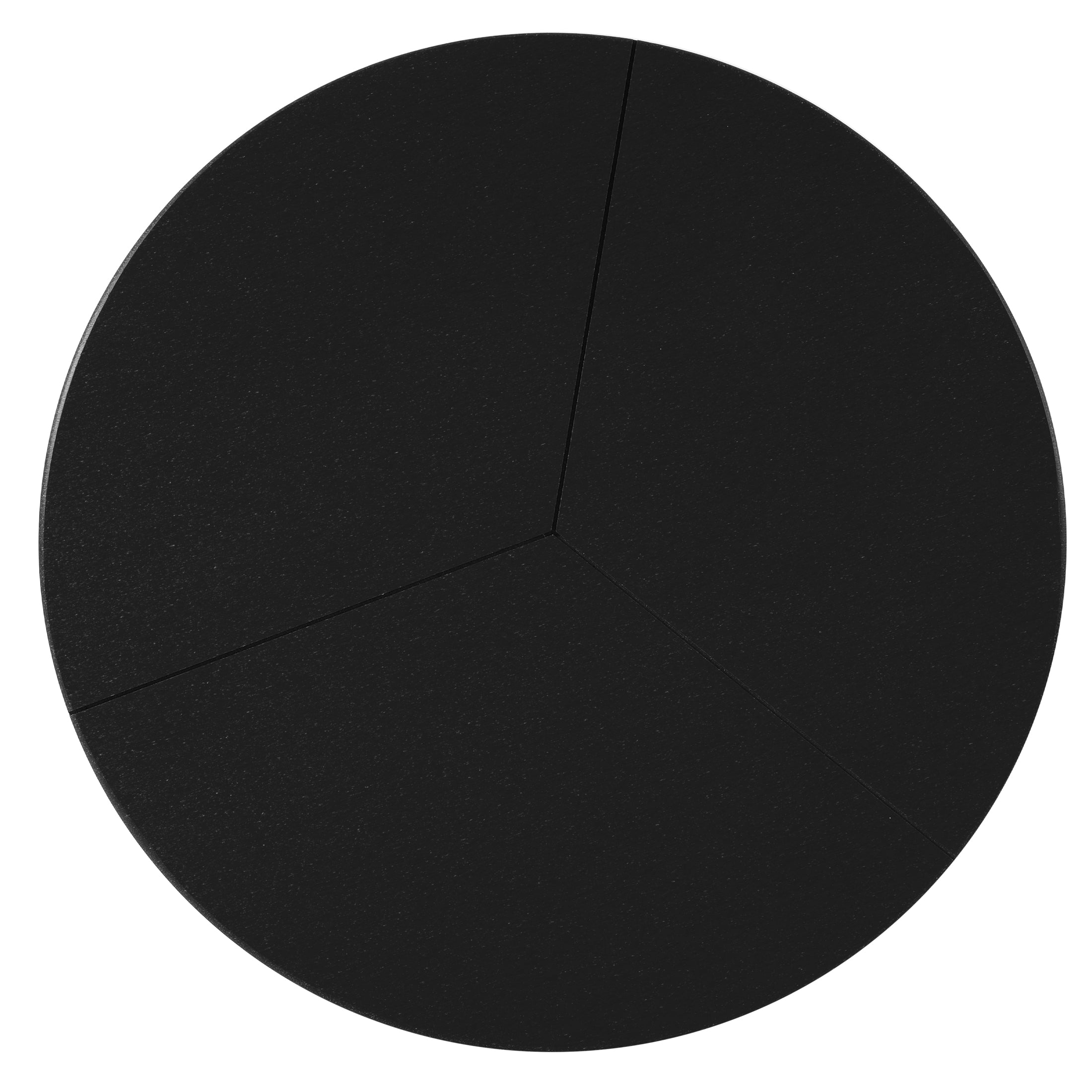 Pacifica HDPE Plastic Outdoor Round Adirondack Patio Side Table