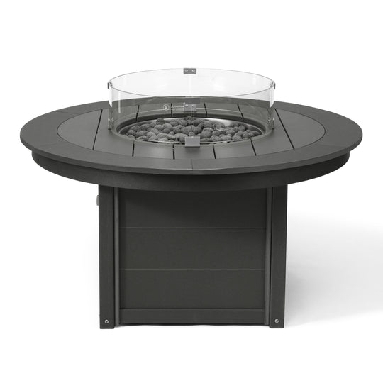 Helios 47" Modern Outdoor 55,000 BTU Patio Propane Round Fire Pit Table