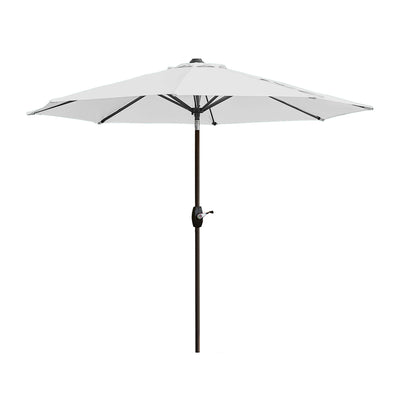Paolo 9 ft. Market Crank and Tilt Patio Umbrella with Weight Base Kit