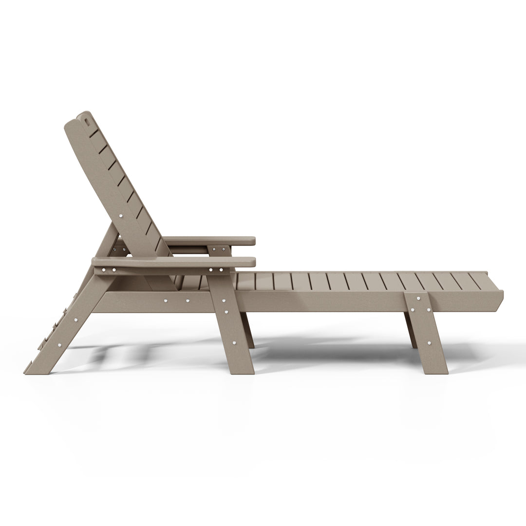 Malibu Poly Reclining Chaise Lounge