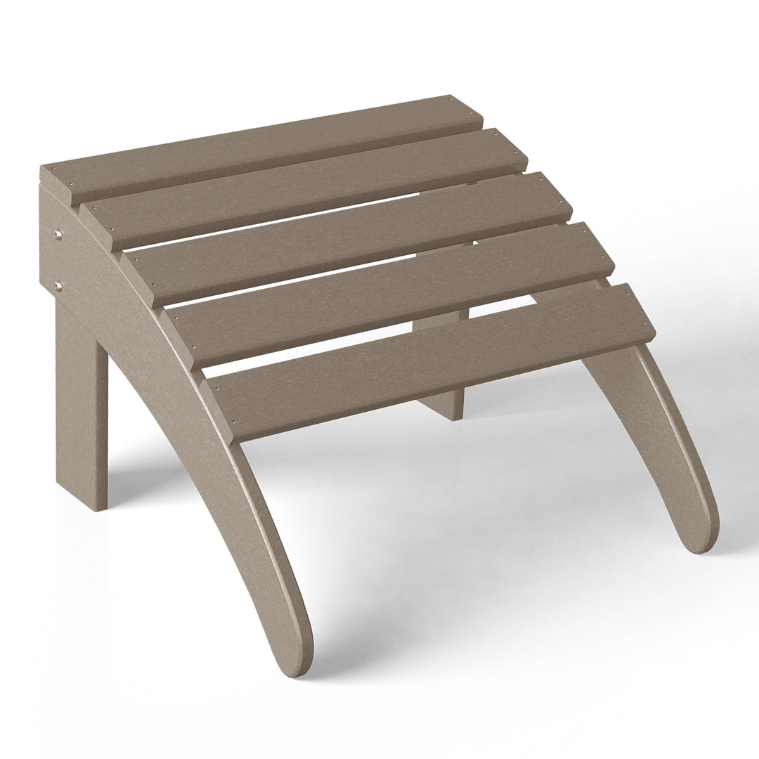 Malibu Outdoor folding ottoman for Adirondack chair