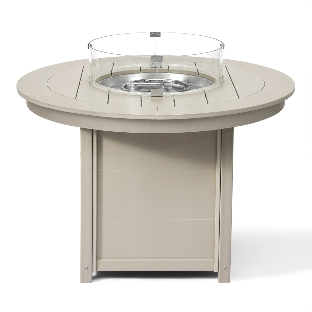 Helios 47" Modern Outdoor Patio Propane Gas Round Fire Pit Table