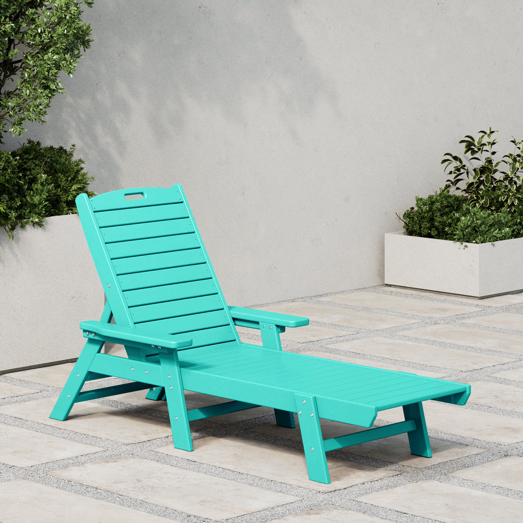 Malibu Poly Reclining Chaise Lounge