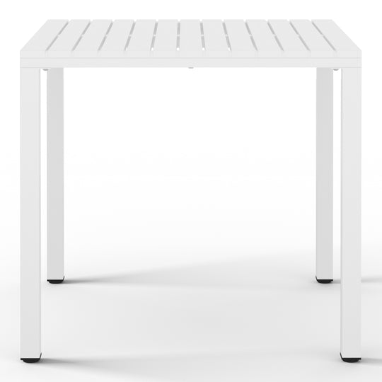 Playa 31.5" Iron Metal Frame Outdoor Square Patio Dining Table