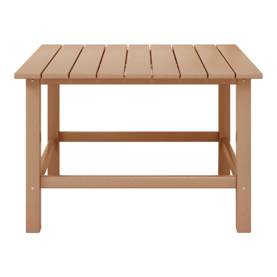 Malibu Kids Outdoor Patio Furniture HDPE Square Dining Table