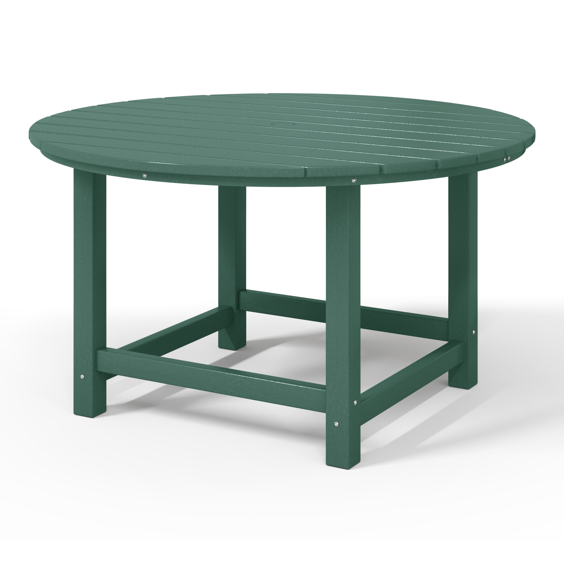 Malibu Kids Outdoor Patio Furniture HDPE 38" Wide Round Dining Table