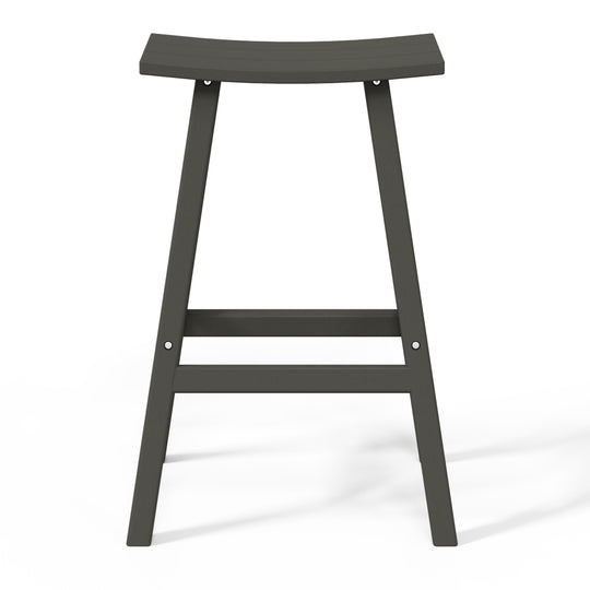 Malibu 2 piece set of 29" height Outdoor / Patio Saddle bar stools