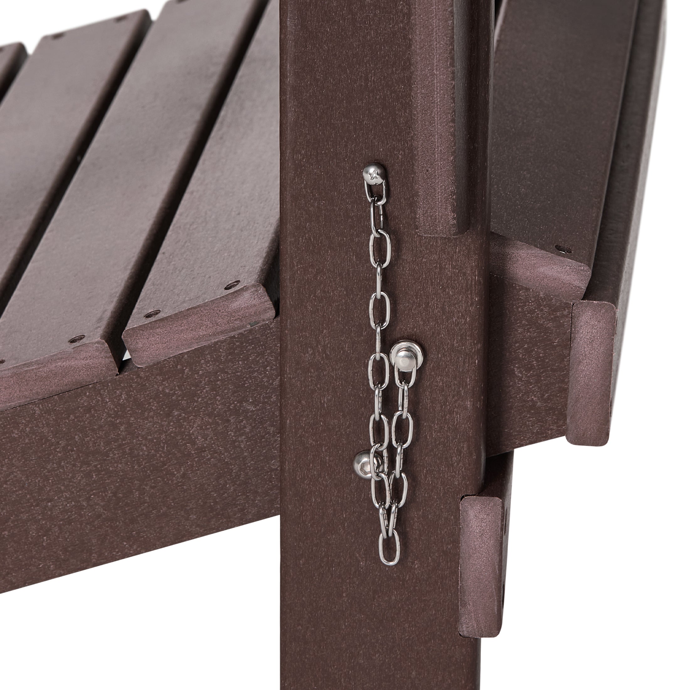 Malibu HDPE Outdoor Patio Folding Poly Adirondack Chair