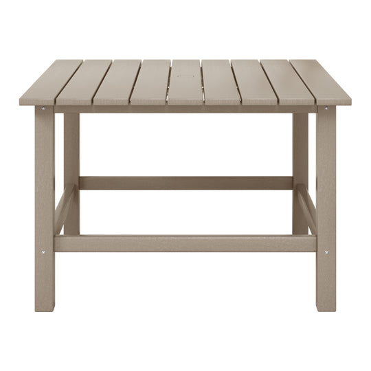 Malibu Kids Outdoor Patio Furniture HDPE Square Dining Table