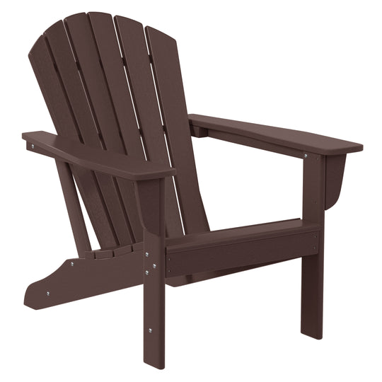 Dylan Outdoor Adirondack Chair With Ottoman And Side Table 3-Piece Set