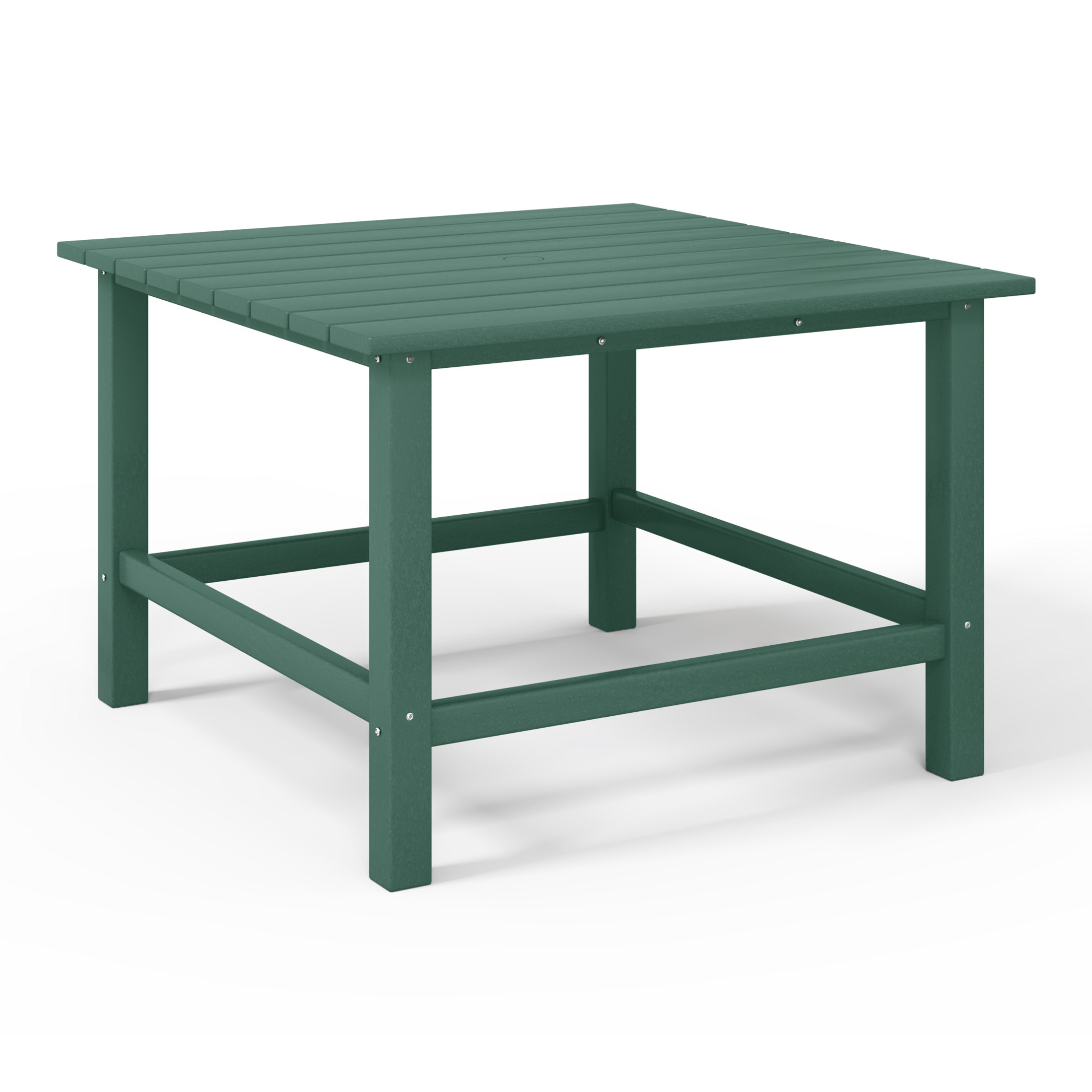 Malibu Kids Outdoor Patio Furniture HDPE 30" Wide Square Dining Table
