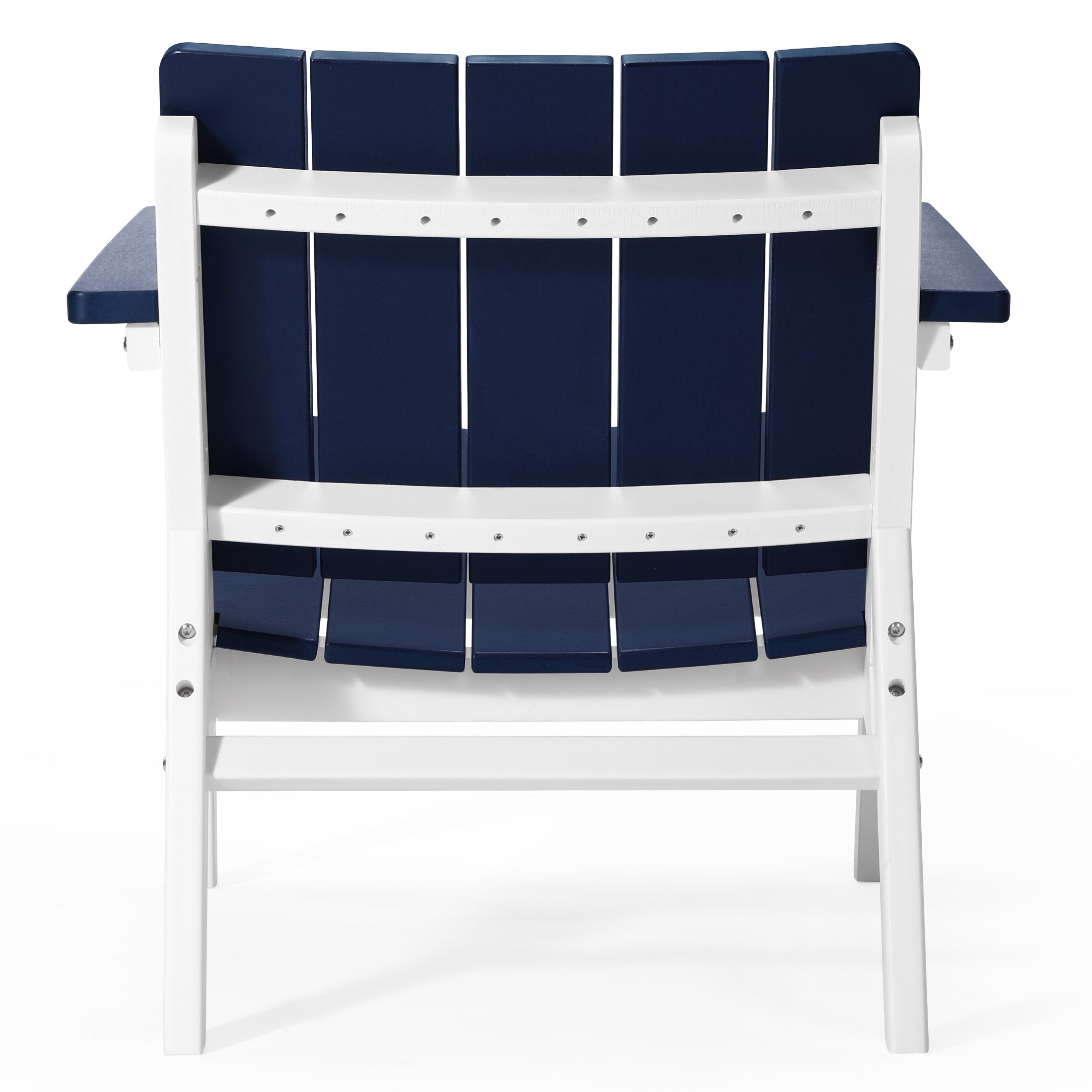 Pacifica 3-Piece Outdoor HDPE Conversation Set with Deep Seating Chairs and Round Side Table
