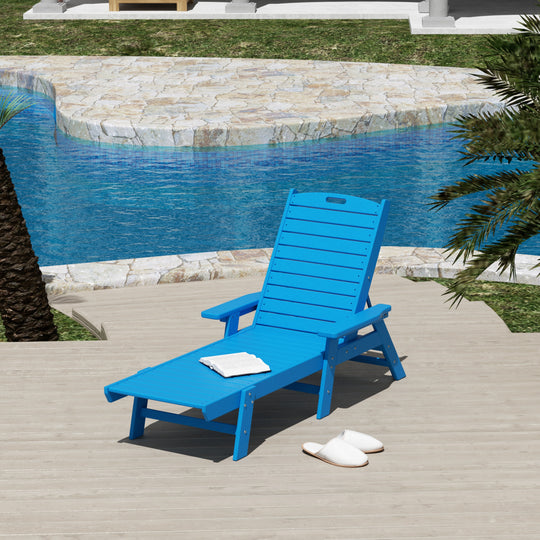 Malibu Poly Reclining Chaise Lounge