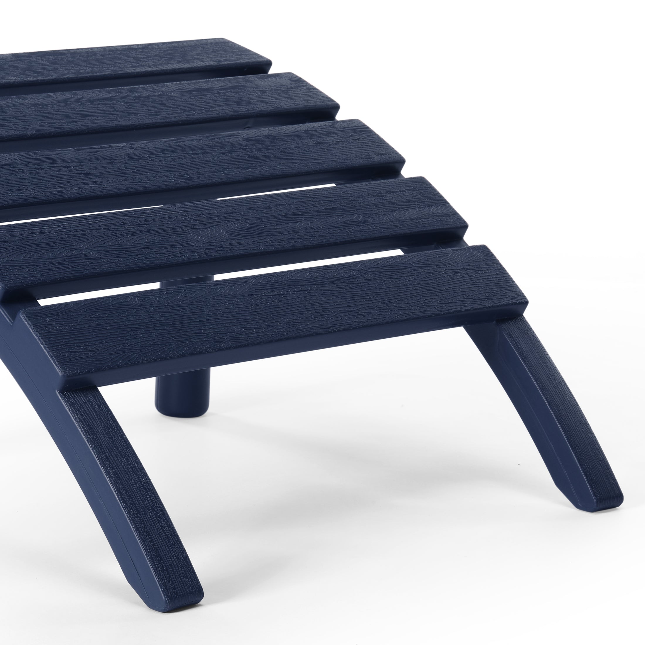 Azura Outdoor Patio HDPE Adirondack Ottoman Footrest