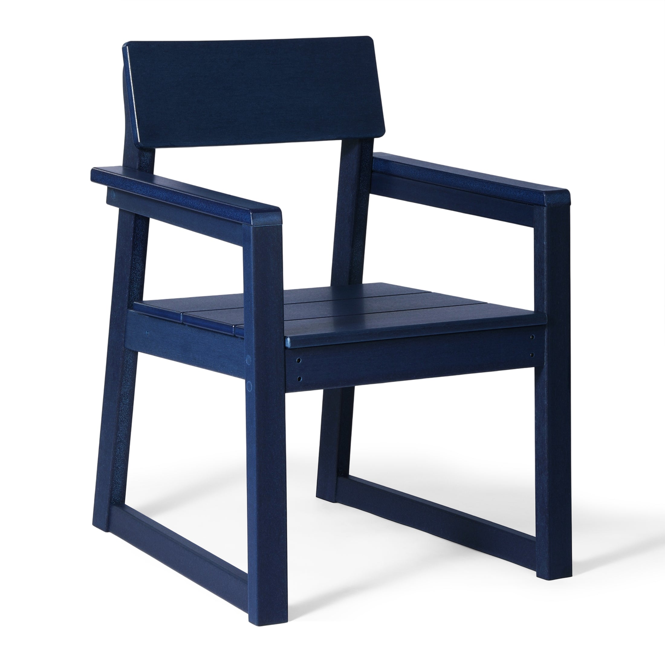 Paloma Modern HDPE Outdoor Patio Dining Arm Chairs (Set of 2)