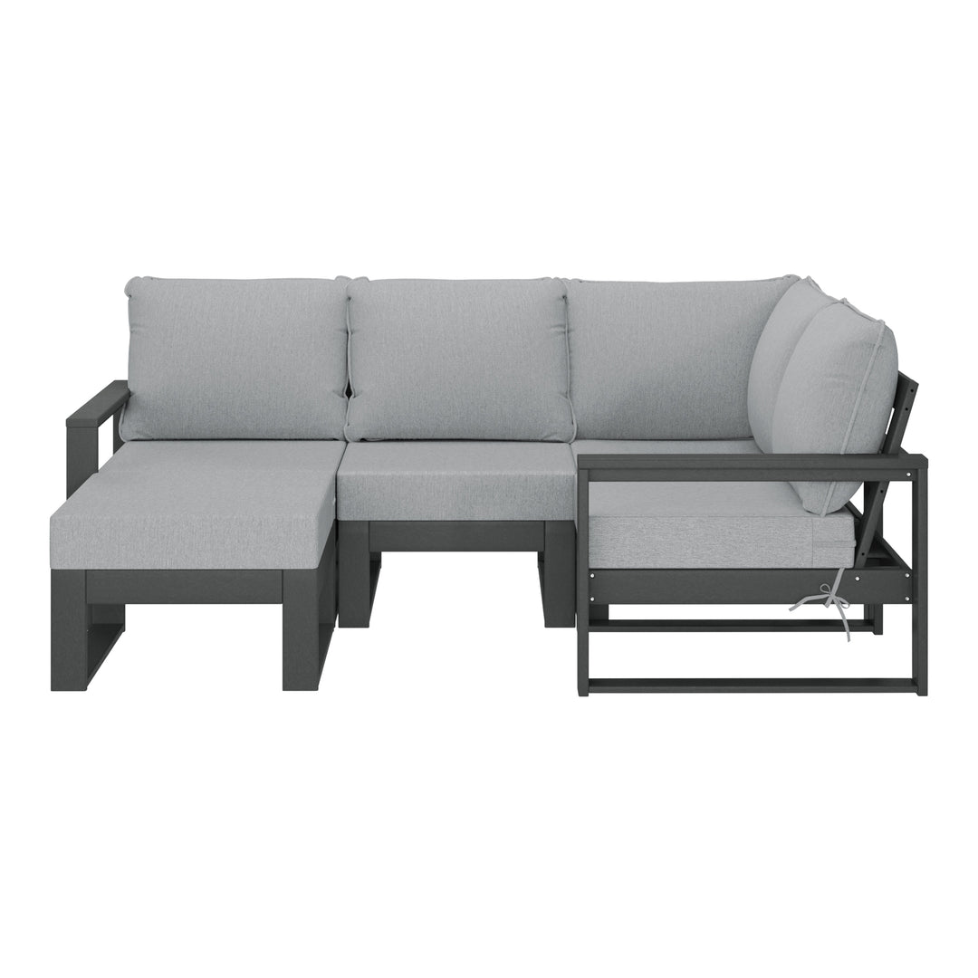 Montara 5-piece Outdoor Sectional Modular Patio Furniture Sofa Set