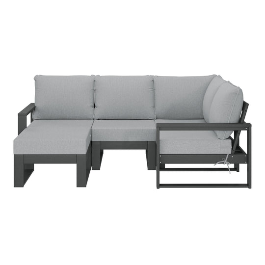 Montara 5-piece Outdoor Sectional Modular Patio Furniture Sofa Set