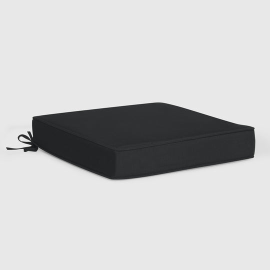 Solace Outdoor Patio Furniture Seat Chair Square Cushions with Piping. Set of 2, 20" x 19"