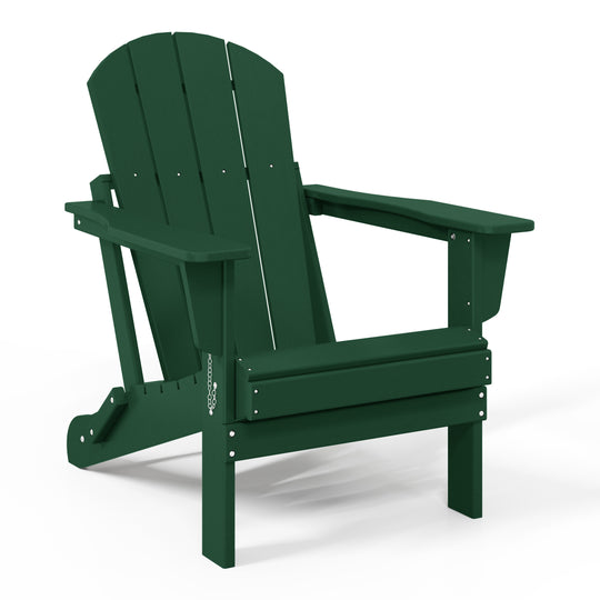 Malibu Outdoor Folding Poly Adirondack Chair (Set of 8)