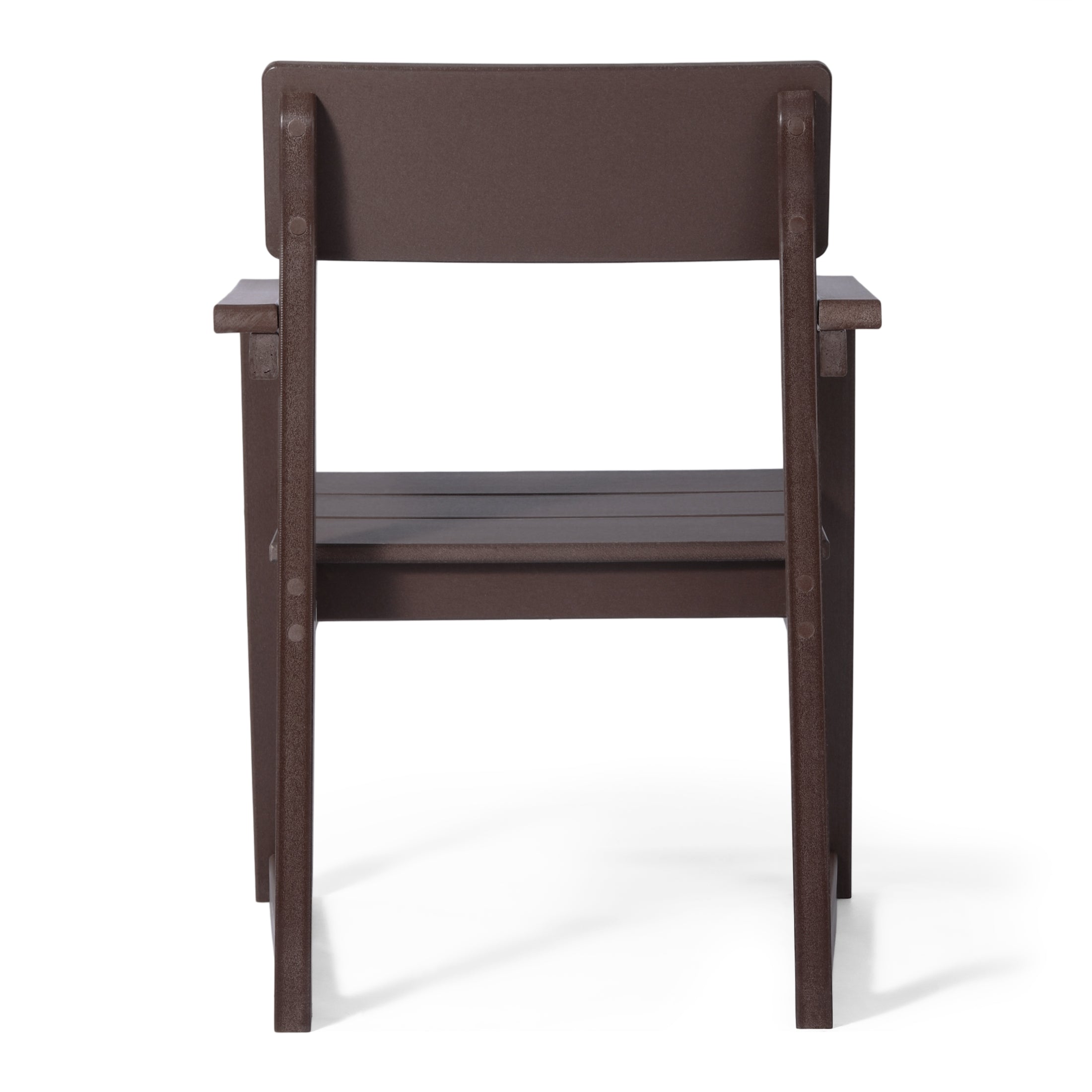 Paloma Modern HDPE Outdoor Patio Dining Arm Chairs (Set of 2)
