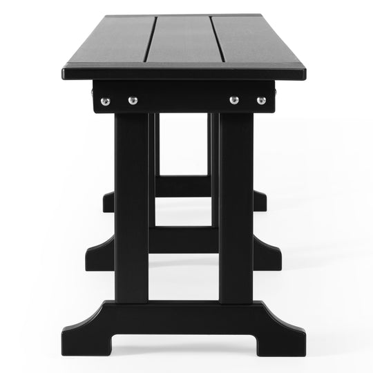 Malibu 6 Piece Outdoor Patio Dining Table and Armchair Dining Bench Set