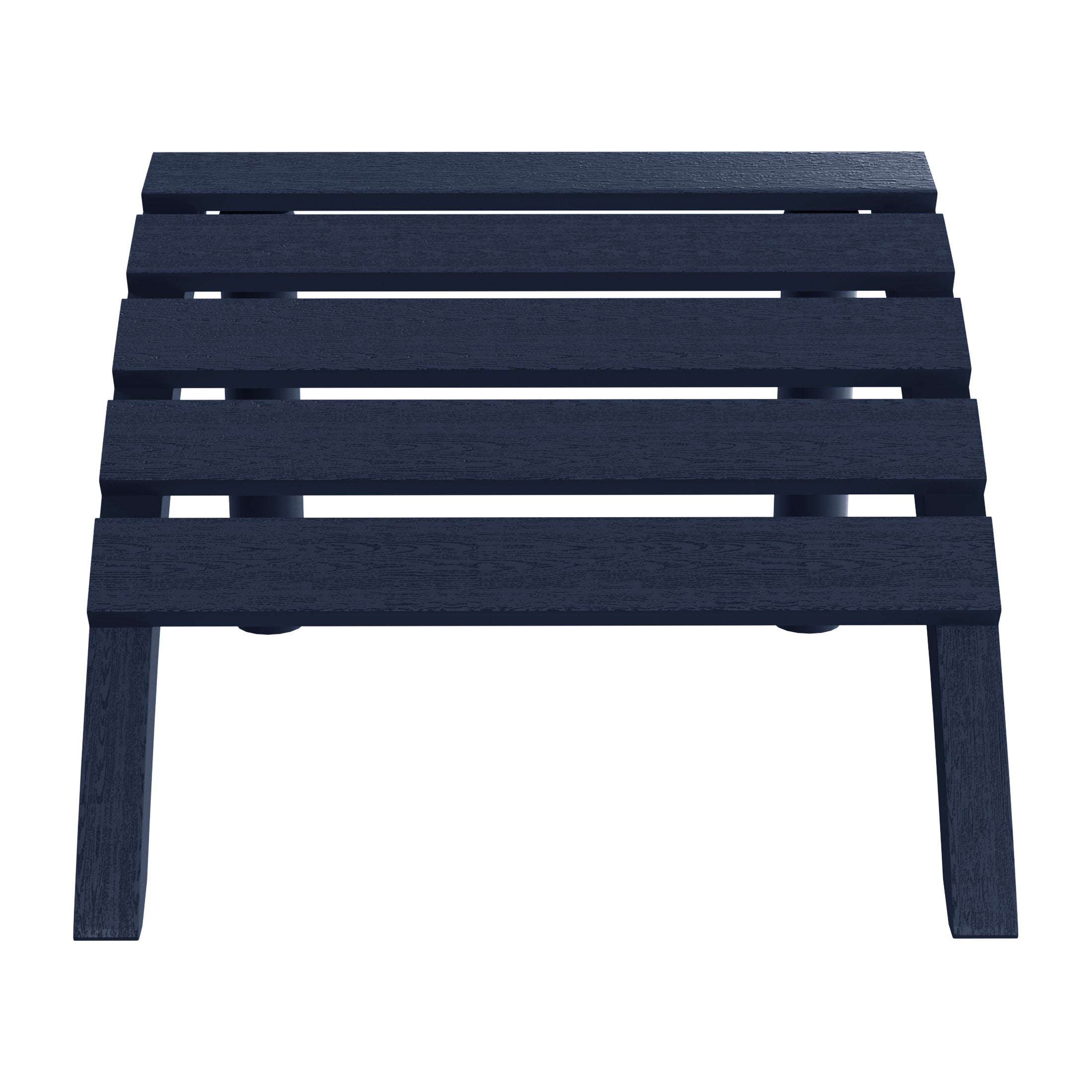 Azura Outdoor Patio HDPE Adirondack Ottoman Footrest