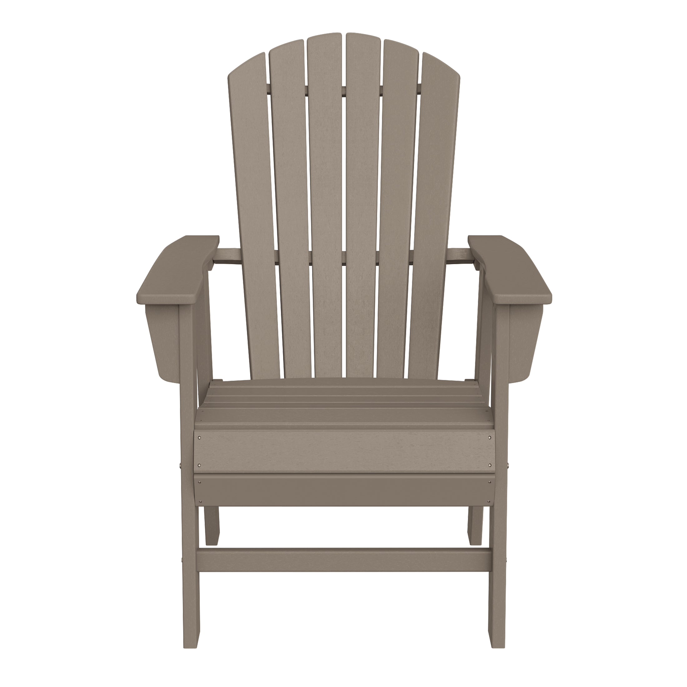 Dylan Outdoor Modern HDPE Adirondack Patio Dining Chairs (Set of 2)