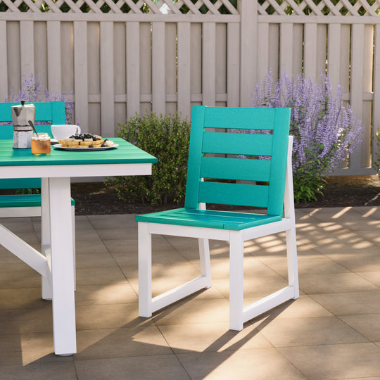 Cape May HDPE Outdoor Patio Dining Side Chair