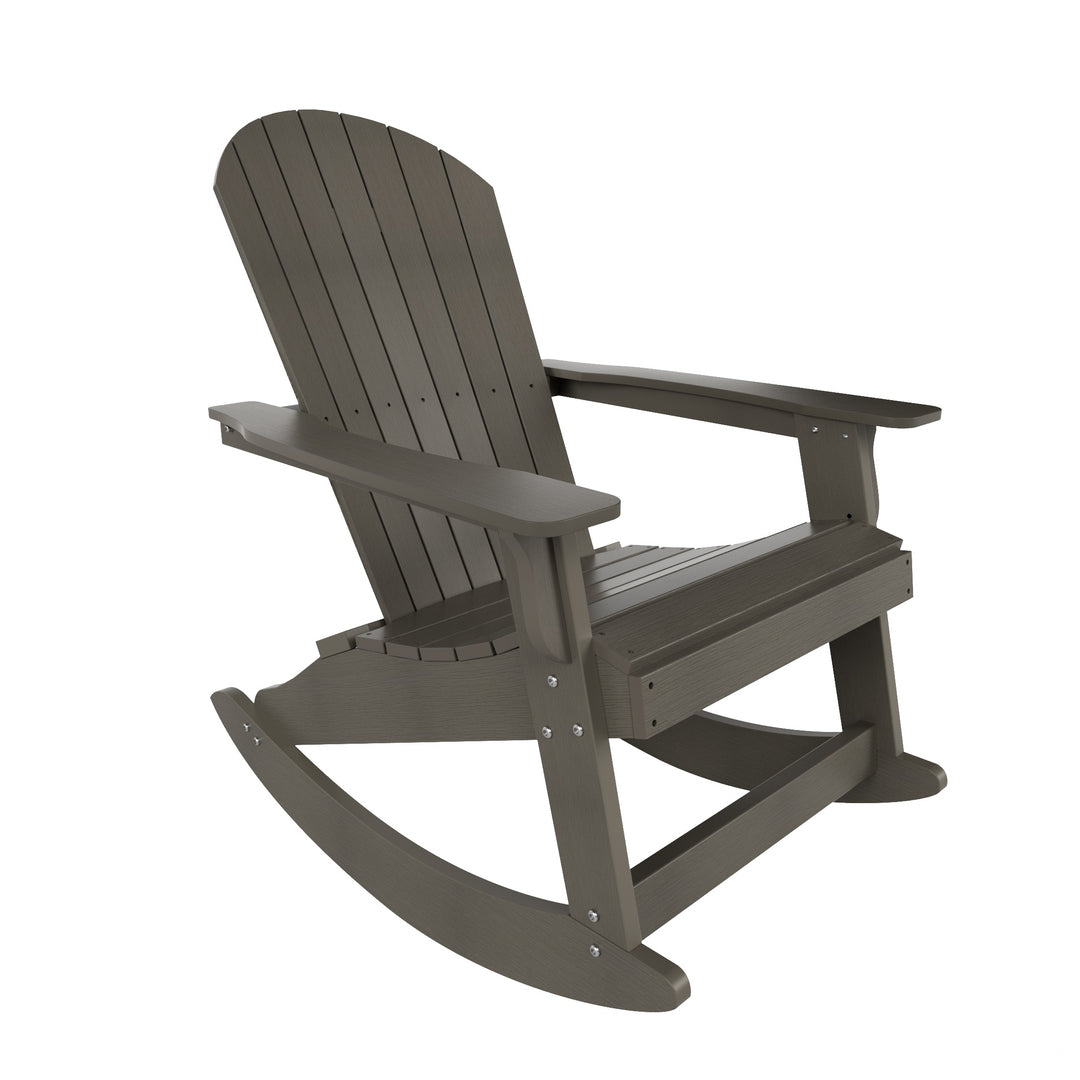 Tuscany Outdoor Patio All-weather Adirondack Rocking Chair