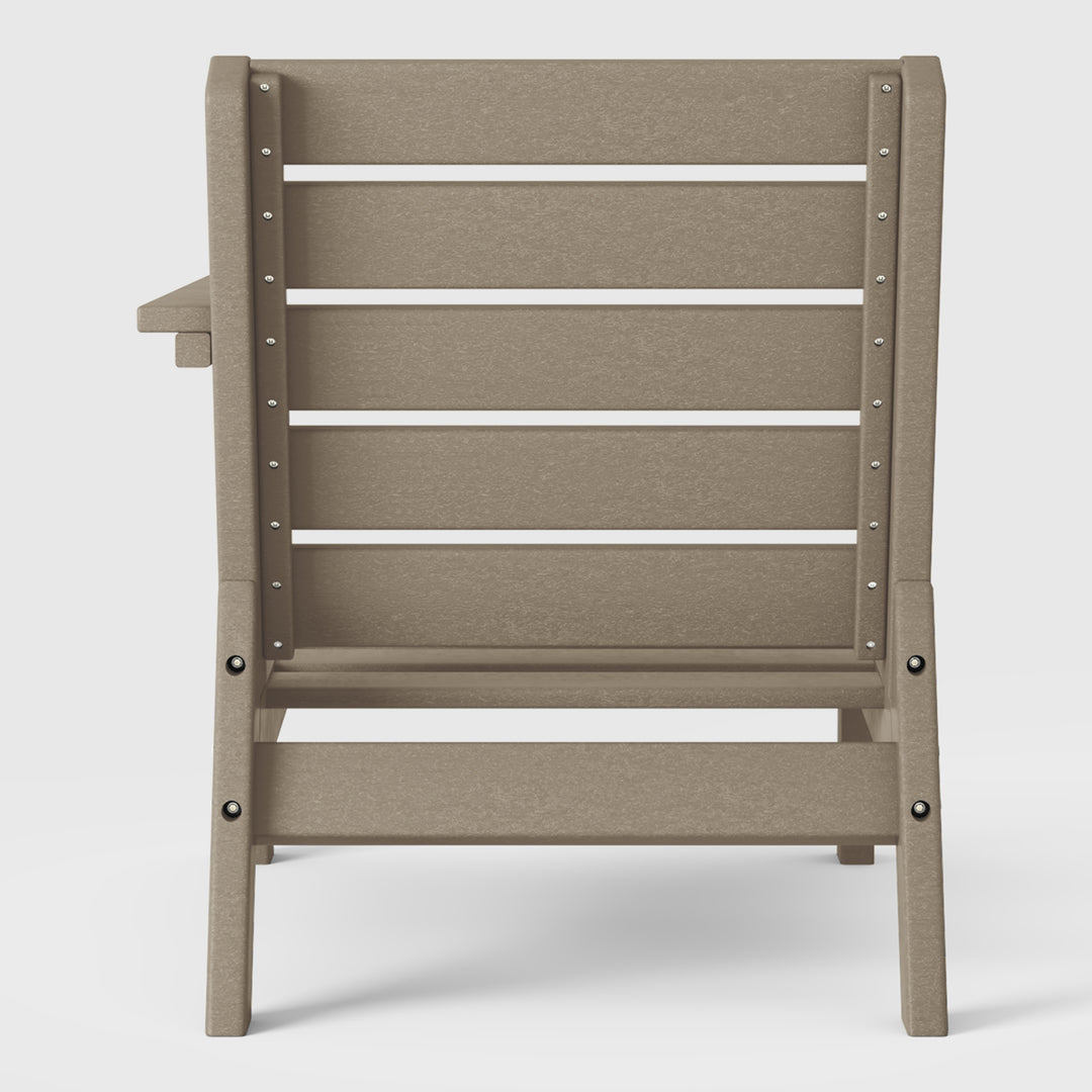 Avalon Outdoor Patio HDPE Right Arm Facing Deep Seating Corner Chair