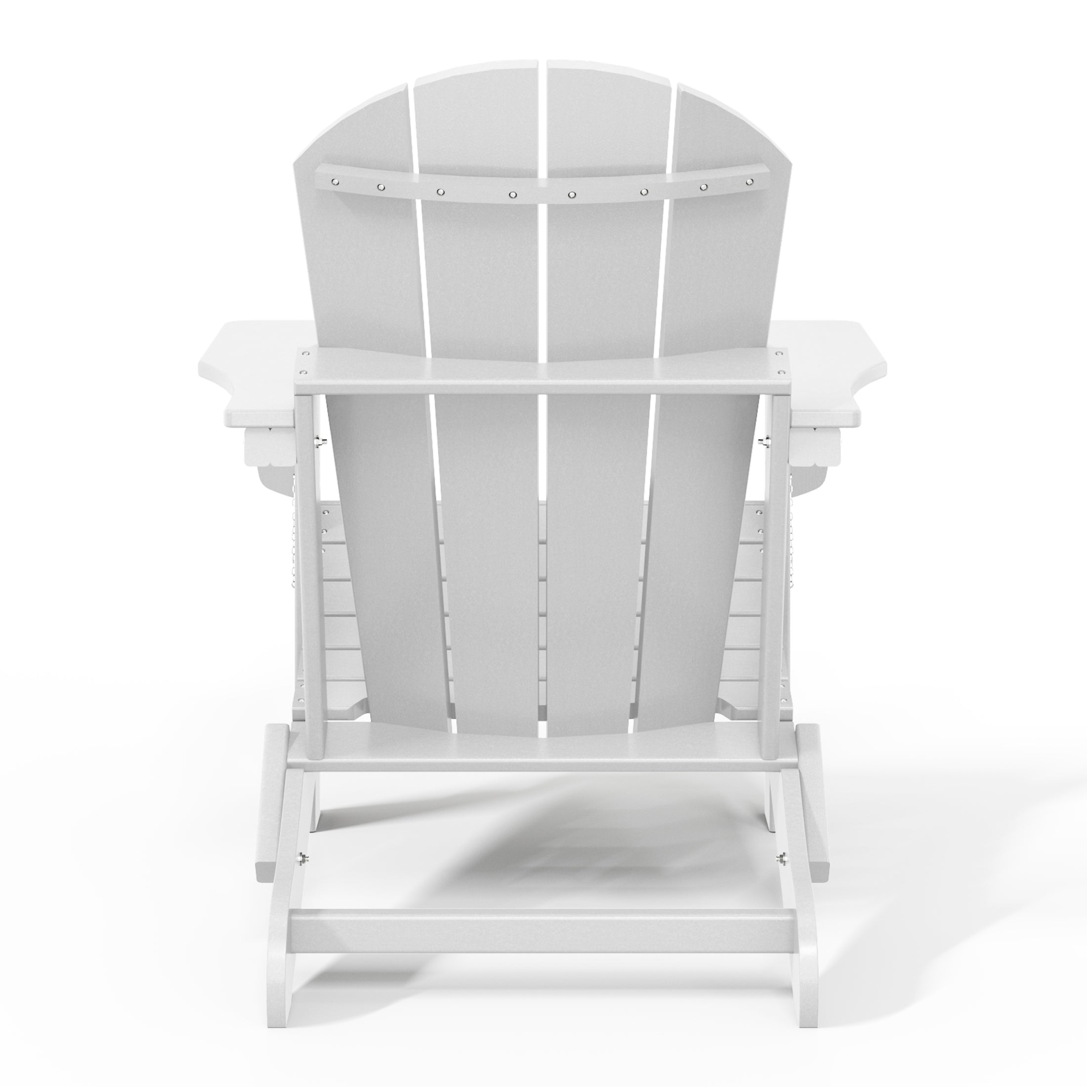 Malibu HDPE Outdoor Patio Folding Poly Adirondack Chair