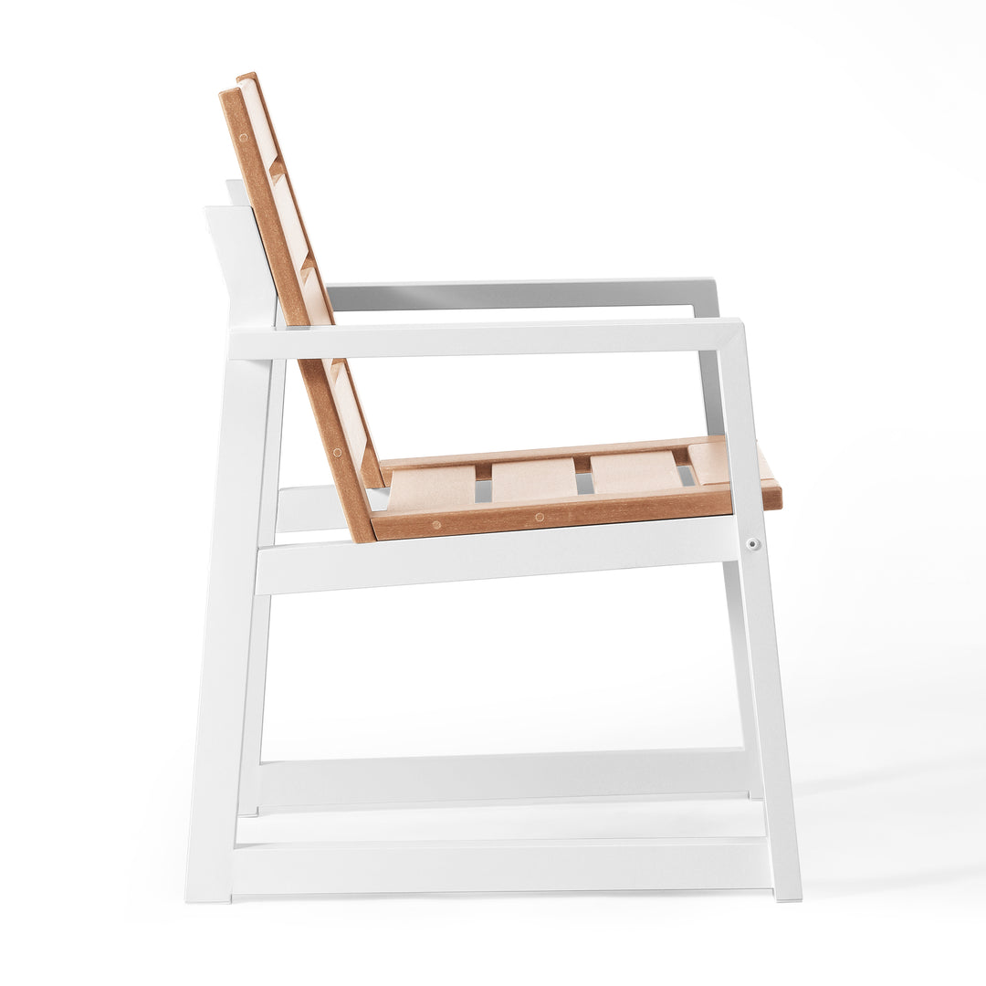 Cape May HDPE Outdoor Patio Dining Arm Chair