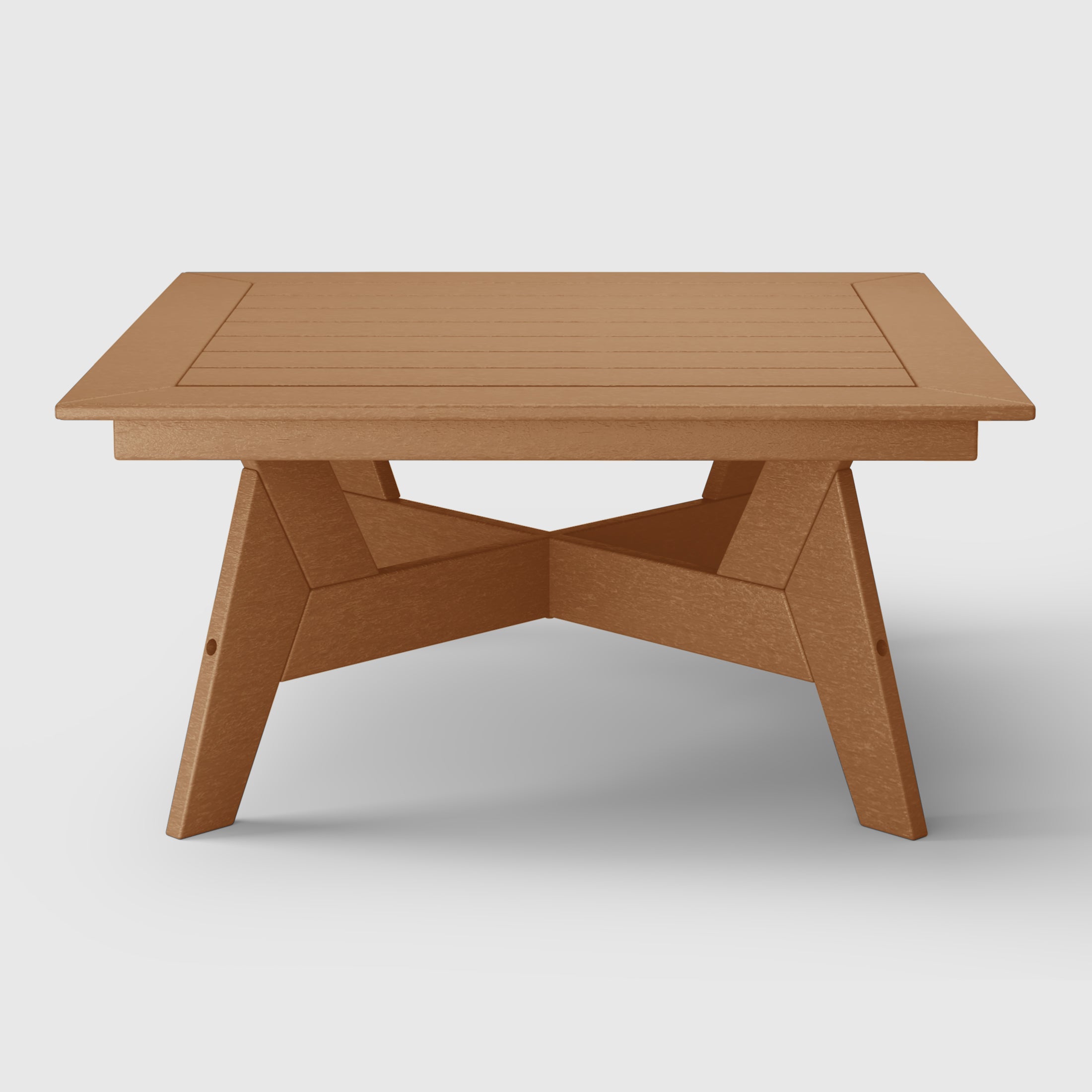 Modern Low Outdoor Patio Square HDPE Coffee Table – WestinTrends