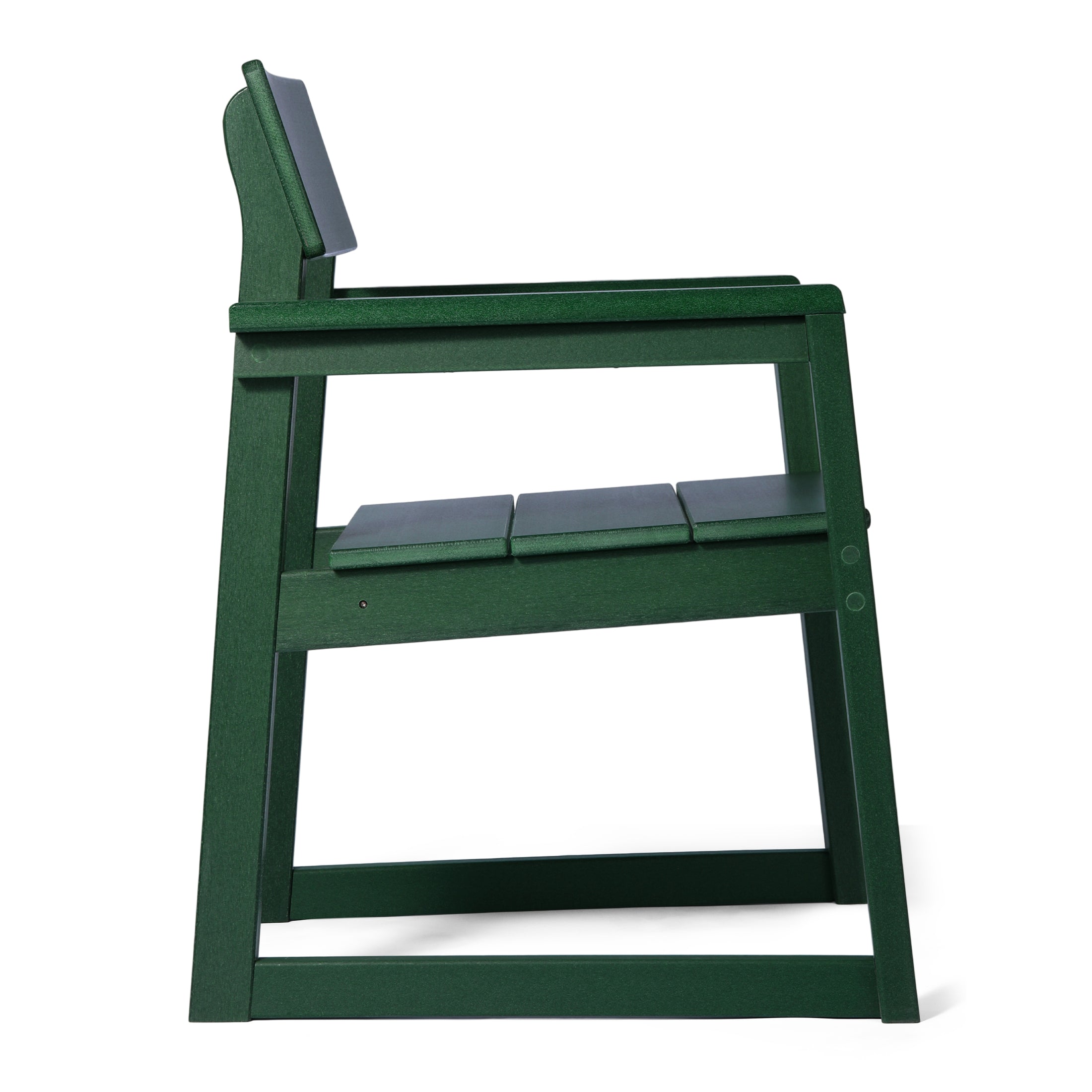 Paloma Modern HDPE Outdoor Patio Dining Arm Chairs (Set of 2)