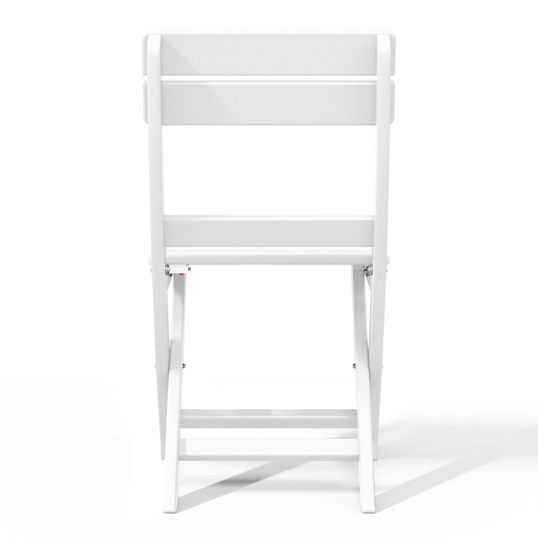 Malibu HDPE Outdoor Patio Modern Folding Dining Chair