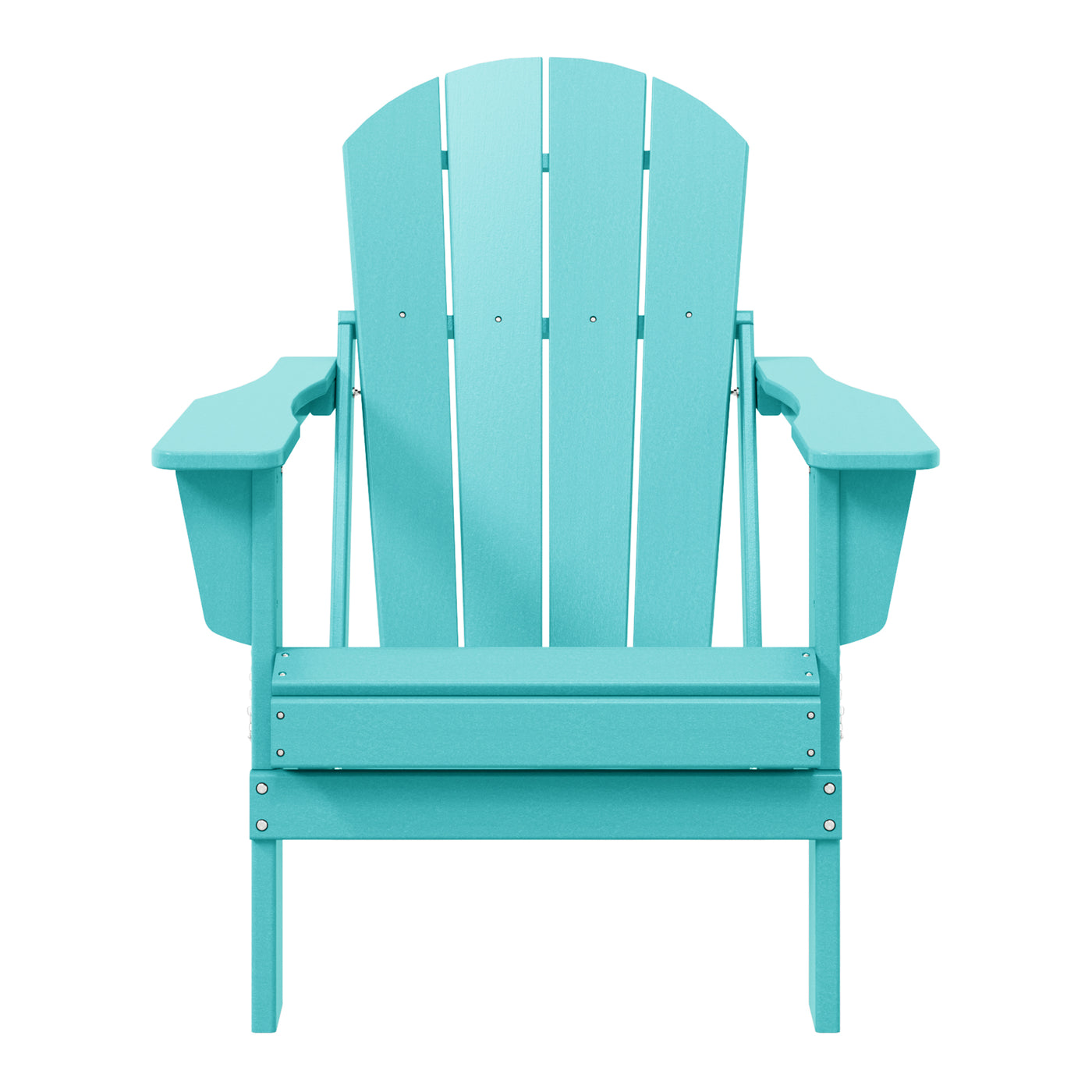 Malibu HDPE Outdoor Patio Folding Poly Adirondack Chair