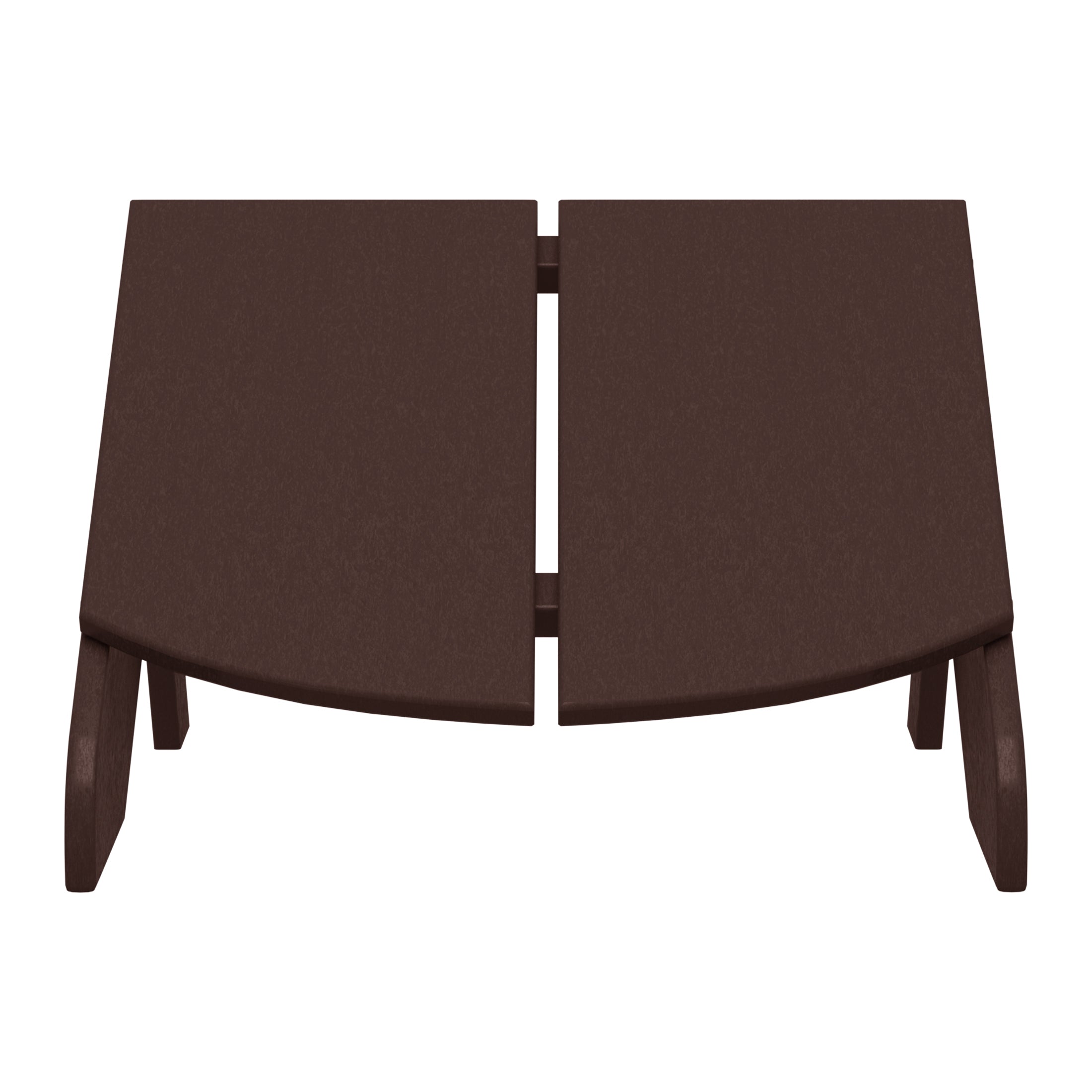 Riviera Modern HDPE Plastic Folding Patio Adirondack Ottoman