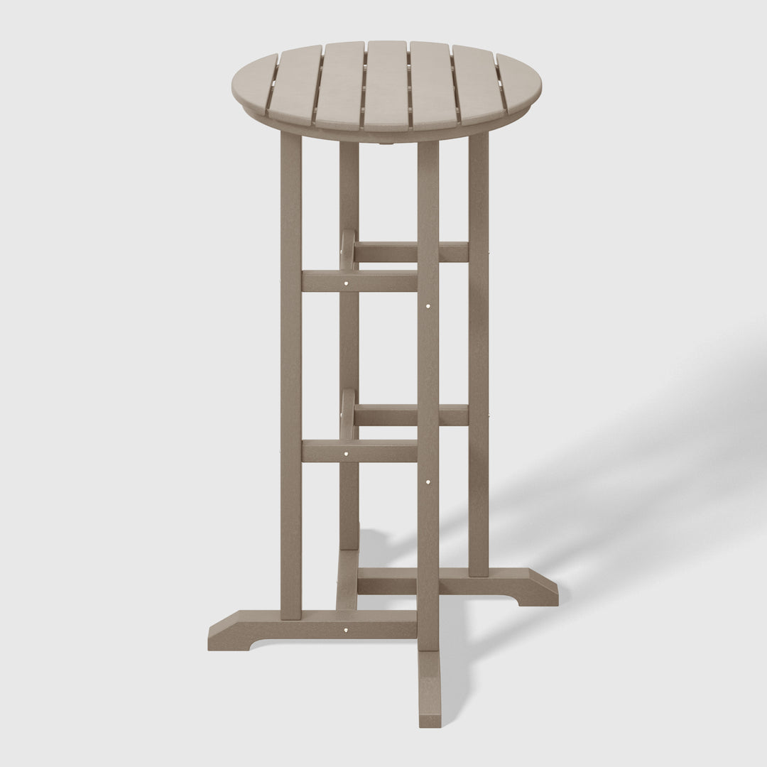 Malibu Outdoor Patio Bar Height Table and Bar Stool 4-Piece Dining Set